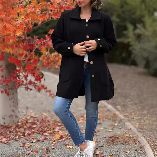 Lena™ | Veste décontractée avec nœud latéral chic